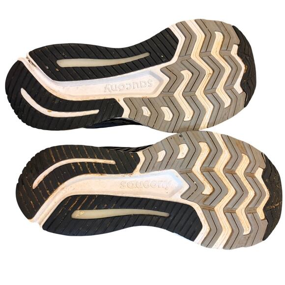 Saucony Guide 13 PWRRUN Running Shoes Sneakers Black Women’s Size 7 - Picture 4 of 7